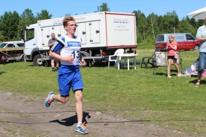 Karl Johan Olsen ble dagens raskeste løper. Foto: Hans Dyblie