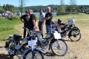 Mopedklubben Blåreik var også til stede. Foto: Hans Dyblie