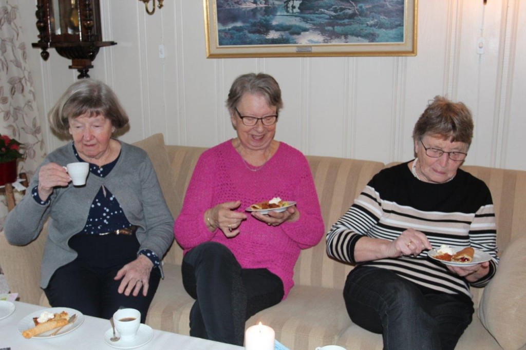 Det var glede og hygge som preget årsmøtet i sanitetsforeningen på Vestmarka 25. januar.